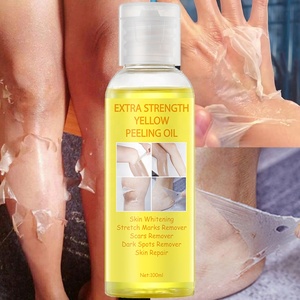 Huile Peeling <span class=keywords><strong>Jaune</strong></span> Super Puissante Éclaircissante pour Coudes, Genoux, Mains, Blanchiment de la Mélanine, Peau Foncée, Sérum Huile Peeling Fort - Product Image 3