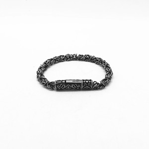 Yunnique กำไลข้อมือเงินสไตล์ธิเบตทำจากสเตนเลสสตีลกำไลข้อมือ316ดีไซน์รูปสมอ - Product Image 5