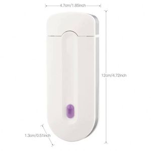 Épilateur électrique intelligent pour femmes à lumière bleue, rasoir rotatif automatique pour le visage, les jambes et les lèvres - Product Image 1
