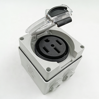 Boîte de prise de courant 50A Prise extérieure NEMA 14-50R pour EV, générateurs, machines à souder