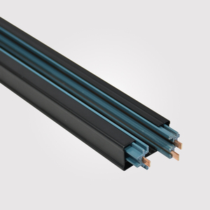 Ce certificat Rohs a mené le rail de voie de lumière de système de noir blanc à 3 fils pour le montage d'éclairage commercial - Product Image 5