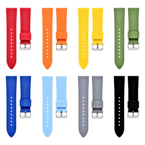 Cinturino classico per orologio intelligente in Silicone di lusso impermeabile 18/20/22/24mm per Apple per <span class=keywords><strong>Samsung</strong></span> per Galaxy Iwatch Ultra 2 - Product Image 1