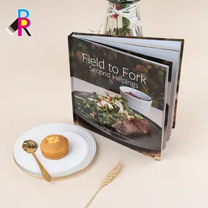 Quality hardcover recipe food book cook book printing factory book printing hardcover
