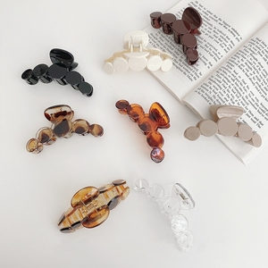 Kẹp Tóc Acrylic Cỡ Lớn, Kẹp Tóc Hình Tròn Dành Cho Phụ Nữ - Product Image 1