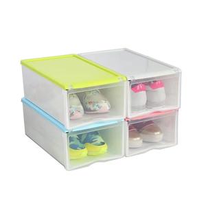 Multi-purpose Stackable Clear Plastic Shoe Storage Boxes Transparent PP Storage Box for Shoes