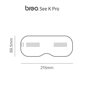 Masajeador de ojos <span class=keywords><strong>Breo</strong></span> See K PRO con calor y refrigeración para migrañas, ojos secos, ojos hinchados y máscara masajeadora de ojos calentada por la fatiga ocular - Product Image 6