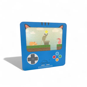 Carta ondulata riciclabile <span class=keywords><strong>di</strong></span> alta qualità bianca Eco - friendly gatto Scratching Board con Console <span class=keywords><strong>di</strong></span> gioco Design - Product Image 3