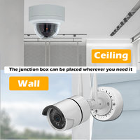 Boîte de jonction pour caméra de sécurité compatible avec presque tous les accessoires de surveillance