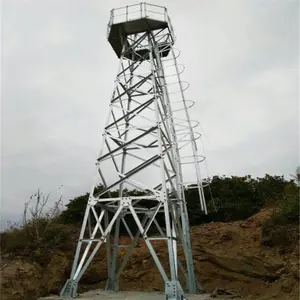 Zincato In Acciaio Auto di Supporto Alla Ricerca di Guardia Torre di Fuoco Alla Ricerca di Torre di Osservazione Reticolo Torre di Acciaio