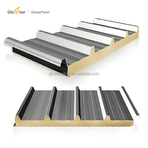 Panneau sandwich isolant moderne <span class=keywords><strong>de</strong></span> qualité supérieure, écologique, 50 mm 75 mm, pour murs et toitures, résistant au feu et à épaisseur personnalisée - Product Image 1