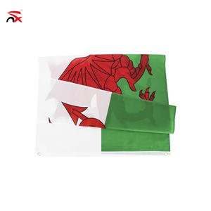 Drapeau national <span class=keywords><strong>du</strong></span> Pays de Galles en polyester 3*5 pieds, promotionnel en gros, pour la célébration de la fête nationale - Product Image 2