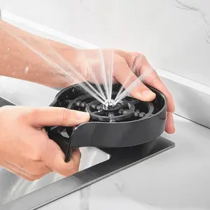 Portable Quick Clean Cup Washer Automatic Electric Cup Glass Washer Machine Sink Cup Washer Sink Glass Rinser