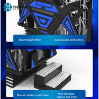 Plate-forme de sécurité vr Earthquake typhoon 9 playes Equipment Educational Virtual Reality Typhoon Simulator