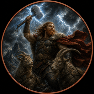 Mythologie nordique, pièce commémorative des dieux vikings en cuivre pur 999, 1 oz, 40 mm, collection nordique, arbre du monde Yggdrasil, impression UV - Product Image 1