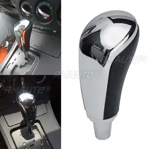 Tự động Chrome Gear Shift Knob LEVER Shifter xử lý thanh cho TOYOTA COROLLA Yaris RAV4 Camry cho Lexus LS400 LX570 RX350