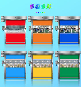 <span class=keywords><strong>Porte</strong></span> de volet roulant en PVC commerciale automatique de haute qualité Design moderne rideaux à rouleau rapide rapide pour des ateliers sécurisés stables - Product Image 6