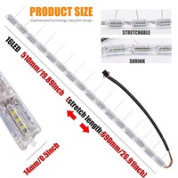 Bande LED Flexible Effet Goutte d'Eau Lumière Diurne DRL Clignotant Jaune Séquentiel Phare Avant de Voiture Lampe de Conduite