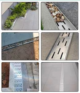 Zanja <span class=keywords><strong>de</strong></span> <span class=keywords><strong>agua</strong></span> <span class=keywords><strong>de</strong></span> <span class=keywords><strong>lluvia</strong></span> en forma <span class=keywords><strong>de</strong></span> U para exteriores <span class=keywords><strong>de</strong></span> alta carga Instalación simple Sistema <span class=keywords><strong>de</strong></span> drenaje subterráneo compuesto duradero - Product Image 5