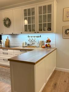 Custom Modern Classical Style Complete Kitcehn Cream Cozinha Diseño modular Sólido/plyhood/Pintura/muebles de madera - Product Image 4