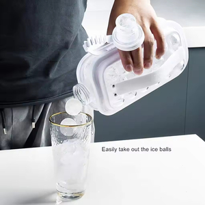 Bacs à glaçons chauds pour congélateur 2 en 1 <span class=keywords><strong>bouteille</strong></span> de moule à glace Portable avec couvercle la boule de glace sanitaire fait la bouilloire - Product Image 5