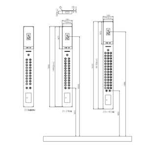 Thiết kế hiện đại thang máy thang máy bảng điều khiển & lop/cop nhà máy trực tiếp Bảng điều khiển thang máy bảng hiển thị cho khách sạn căn hộ ứng dụng - Product Image 2