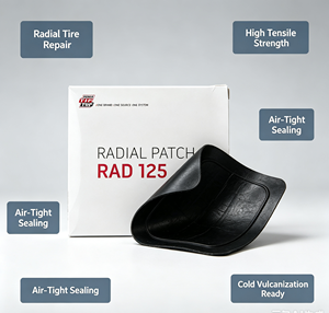 SL Grande Taille REMA TIP TOP RAD 125 Patch de Réparation Radial par Vulcanisation à Froid pour Pneus Radiaux de Camions et Autobus Lourds, pour Pneus à Grand Défaut - Product Image 1