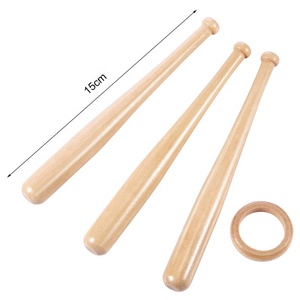 Support de chauve-souris miniature en bois durable avec logo personnalisé, transparent, pour bureau, <span class=keywords><strong>dimensions</strong></span> 1,6x1,6x15 cm, pour l'affichage de ballons de baseball et les souvenirs - Product Image 2