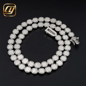 Collar de Joyería Hip Hop con Certificación GRA, Diamante Moissanite VVS de 10MM, Cadena Cubana Miami Iced Out, Plata de Ley 925 - Product Image 4