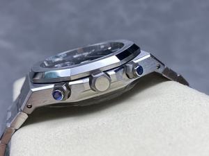 Reloj de Buceo Mecánico de Alta Calidad, 41 mm, Calibre APS de Fábrica Movimiento 4401 26240 Cronógrafo Multifunción con Esfera Azul Nuevo - Product Image 4