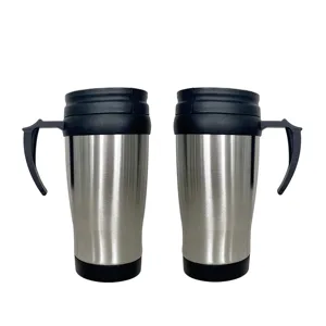 Double Layer Thermal Insulation Warm Keep Vacuum Sealed Insulated Stainless Steel Cup auto mug 400ml