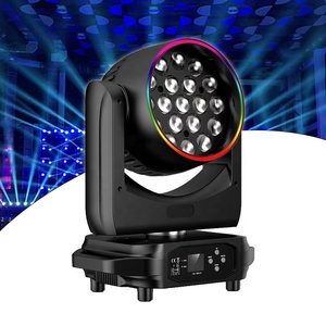 Iluminación Escénica Económica RGBW 19x10W, <span class=keywords><strong>Luces</strong></span> Móviles LED Wash con Zoom y Anillo de Luz <span class=keywords><strong>para</strong></span> Escenarios, Eventos, Teatro, Alquiler - Product Image 1