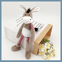 Vente en gros de peluches ânes et chevaux mignons réalistes, jouets réalistes en peluche, jouet réaliste pour danser et rire