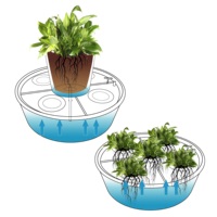 Système d'arrosage automatique pour plantes en pot, capteur d'humidité à aspiration d'eau automatique, pot de fleurs idéal pour la maison, le bureau, le jardin, la cour