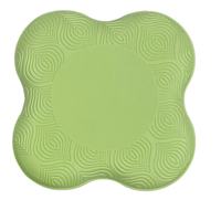 Tapis de yoga pour les genoux, épaisseur 2 cm, forme de fleur, antidérapant, longueur 20 cm, utilisation universelle pour le planche, tapis d'entraînement facile