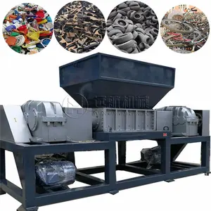 Recycling Koperen Kabel Shredder Plastic Metalen Shredder Rubber Band Shredder Auto Staal Ijzer Metaal Crusher Machine