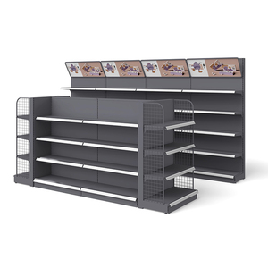 Étagère <span class=keywords><strong>de</strong></span> <span class=keywords><strong>rangement</strong></span> simple ou double face Zhongdao <span class=keywords><strong>pour</strong></span> supermarché, épicerie, <span class=keywords><strong>pharmacie</strong></span>, snacks – Vitrine d'exposition multi-niveaux - Product Image 1