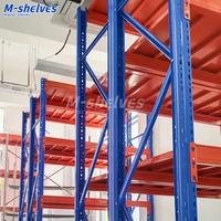 Scaffalatura Metallica Robusta in Acciaio Verniciato a Polvere, 4/5/6 Ripiani, Dimensioni Personalizzabili, Capacità 200-500kg per Gestione Magazzino e Stoccaggio