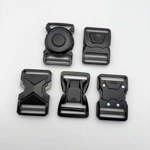 Hebilla lateral táctica de liberación rápida de aleación y zinc de 38mm con logotipo personalizado para hombre, cinturón de nailon ajustable, gancho de seguridad metálico para entrenamiento al aire libre - Product Image 4