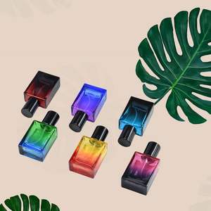 Vente chaude 50ml Clair Mat Noir Parfum Vaporisateur En Verre Transparent Carré De Luxe Vide Bouteille De Parfum Emballage - Product Image 2