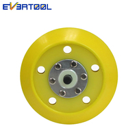 EVERTOOL Plaque de ponçage sans poussière de 125 mm (5 pouces) pour disques de ponçage auto-agrippants, accessoires pour outils électriques