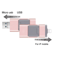 Flashdisk Baru, Memori USB, Memory Stick, Pen Drive, Pendrive 2 in 1 Putar, USB 3.0 2.0 OTG Tipe C, Flashdisk Metal