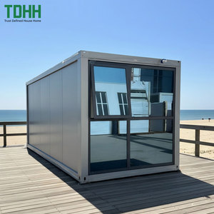 Backyard Office Pods Portable Work Cabin Removable Prefabricated Modular Steel Frame Z-type Z Style Folding <b>Container</b> Houses - Product Image 1