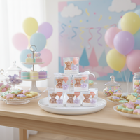 Hochzeit Babyparty Feiertagsdekoration Gastgeschenk Kerze Heimdekoration Handgemachte Aromatherapie Sojawachs Duftkerze Niedlicher Teddybär Tierform