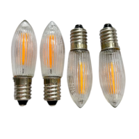 E10 C6 8-55V LED filament motif bougie ampoule E10 pont ampoule pour bougie pont arc décoration de noël