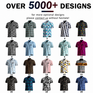 เสื้อโปโลกอล์ฟผู้ชายแบบ OEM ODM สั่งทำได้ พิมพ์ลายทั่วตัว ผ้าสี่ทิศทาง ยืดหยุ่น ระบายความชื้น ชุดกีฬาประสิทธิภาพสูง ผู้ผลิตแบรนด์เสื้อผ้า - Product Image 3