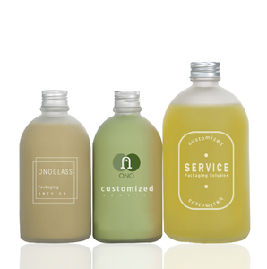 Envase Vacío de Grado Alimenticio de 150 ml, 250 ml, 350 ml, 500 ml para <span class=keywords><strong>Kombucha</strong></span>, Transparente, Esmerilado, Ecológico, Reciclable, para Bebidas Frías, Café Cold Brew, con Tapa de Rosca - Product Image 6