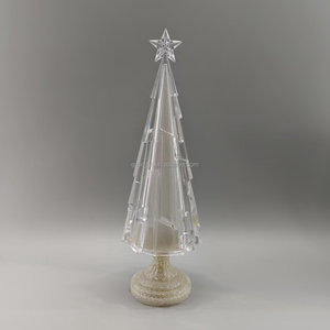 42cm Colorful <b>Led</b> <b>Light</b> Christmas <b>Tree</b> with Glittering Base Indoor Desktop Decor - Product Image 3