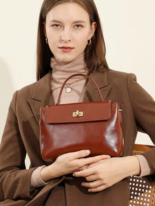 2025 Spring Summer Genuine Leather Crossbody <b>Bag</b> Women Fashion Shoulder <b>Tote</b> Handbag High Quality - Product Image 2