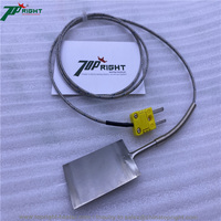 Sensor Suhu Tahan Panas Platinum Tipe Plat Busur Termokopel Tipe E/K