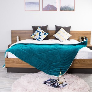 Bộ Giường Chăn Sherpa Sang Trọng Sang Trọng Cung Cấp Trực Tiếp Từ Nhà Máy Chăn Bông Phủ Vải Bông 100% Sợi Nhân Tạo - Product Image 6